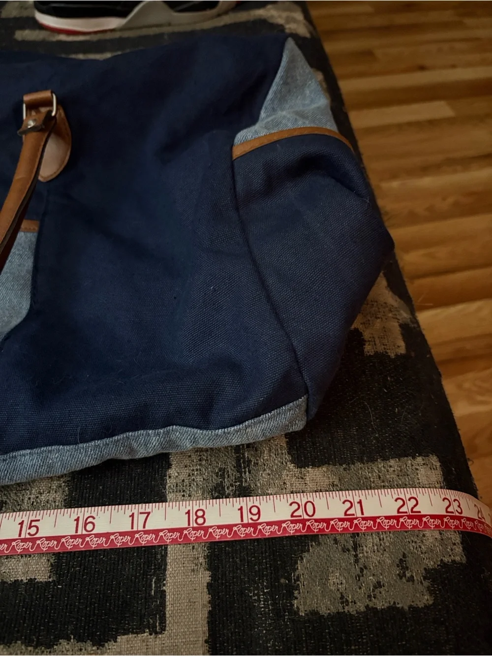Disney Navy Sling Bag with Winnie the Pooh Print and Red Accent